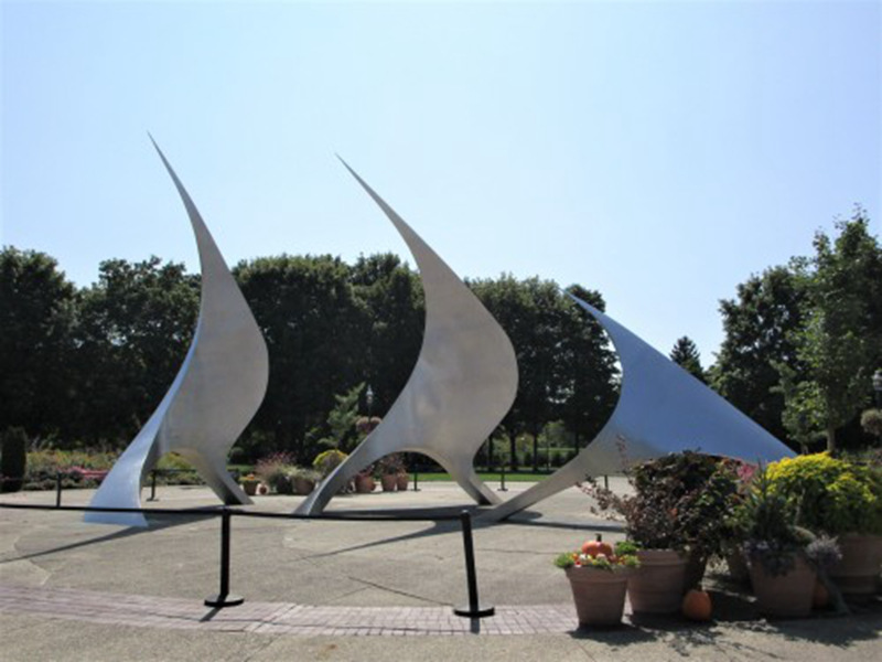 Modern Outdoor Park Large Outdoor Metal Sculptures for Sale CSS-247 - Center Square - 9