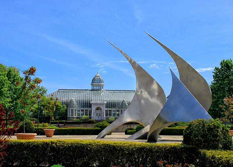 Abstract Public Art Sculpture NavStar