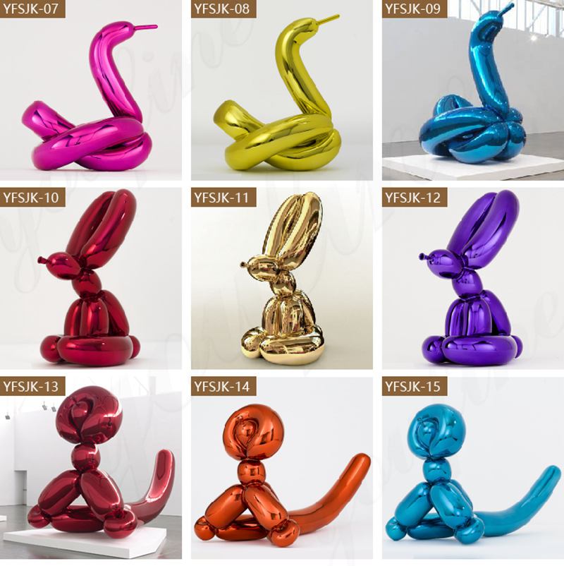 Square Decoration Metal Balloon Dog Sculpture for Sale CSS-228 - Application Place/Placement - 2