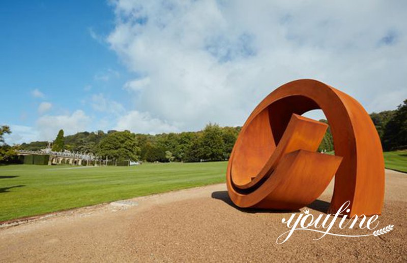 Large Outdoor Metal Corten Steel Sculpture for Sale CSS-271 - Abstract Corten Sculpture - 1