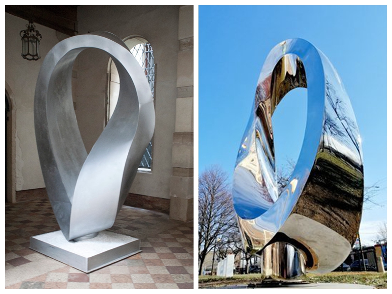 Outdoor Modern Metal Abstract Sculpture Stainless Steel Sculpture Factory CSS-249 - Center Square - 2