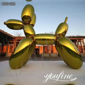 Square Decoration Metal Balloon Dog Sculpture for Sale CSS-228