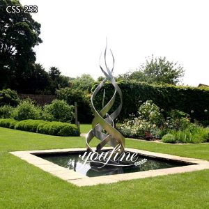 Metal Line Sculpture Outdoor Hotel Decoration for Sale CSS-253