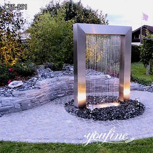 Modern Metal Water Fountains Outdoor Hotel Garden Decor for Sale CSS-251