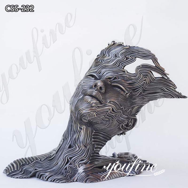 Large Outdoor Abstract Metal Figure Sculptures for Sale CSS-232 - Garden Metal Sculpture - 1