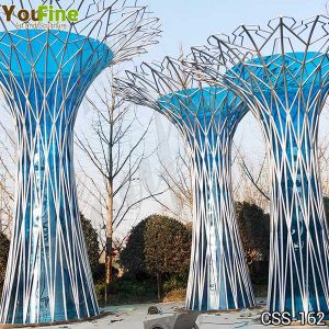 Outdoor Huge Metal Tree Garden Sculptures Plaza Park Decor for Sale CSS-162