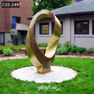 Outdoor Modern Metal Abstract Sculpture Stainless Steel Sculpture Factory CSS-249