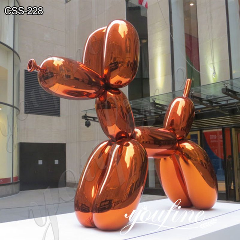 Square Decoration Metal Balloon Dog Sculpture for Sale CSS228 You