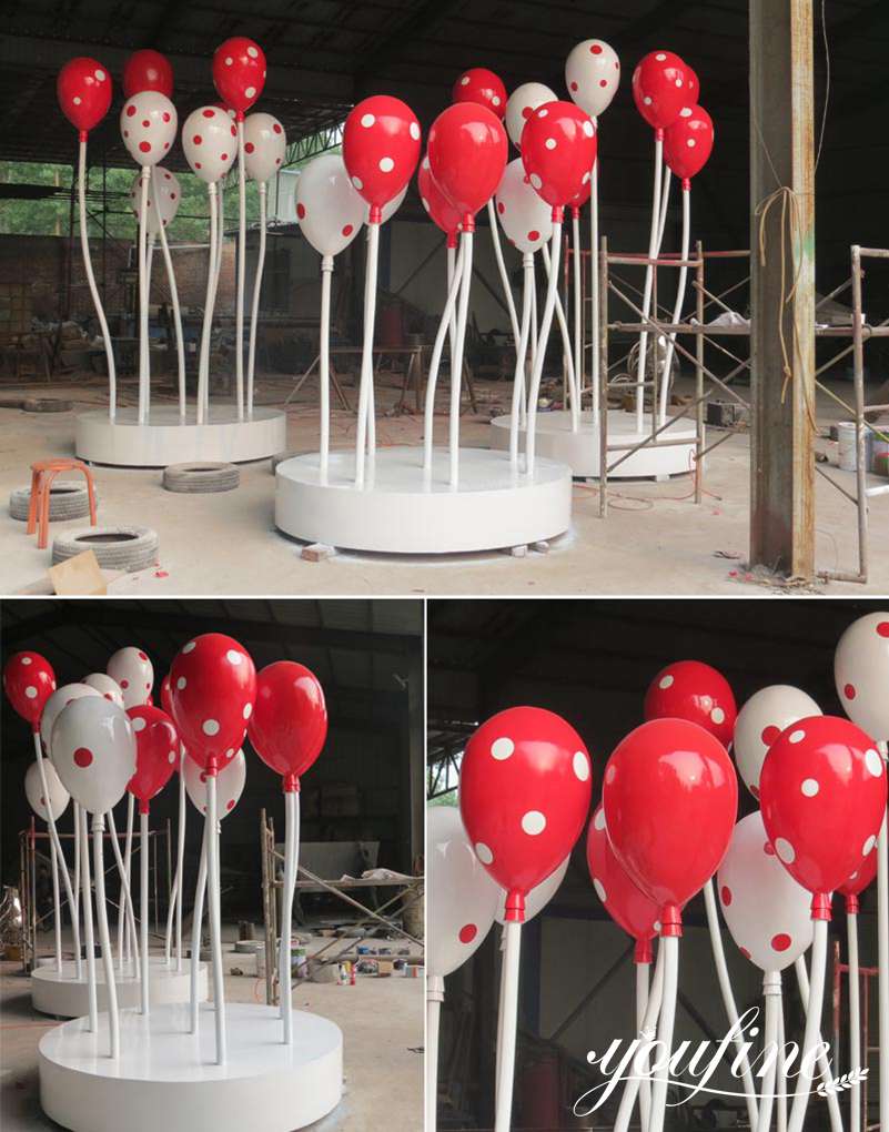 Large Outdoor Balloon Metal sculptures for Shopping Mall for Sale CSS-31 - Application Place/Placement - 2