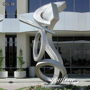Modern Abstract Large Metal Yard Sculptures for Sale CSS-38