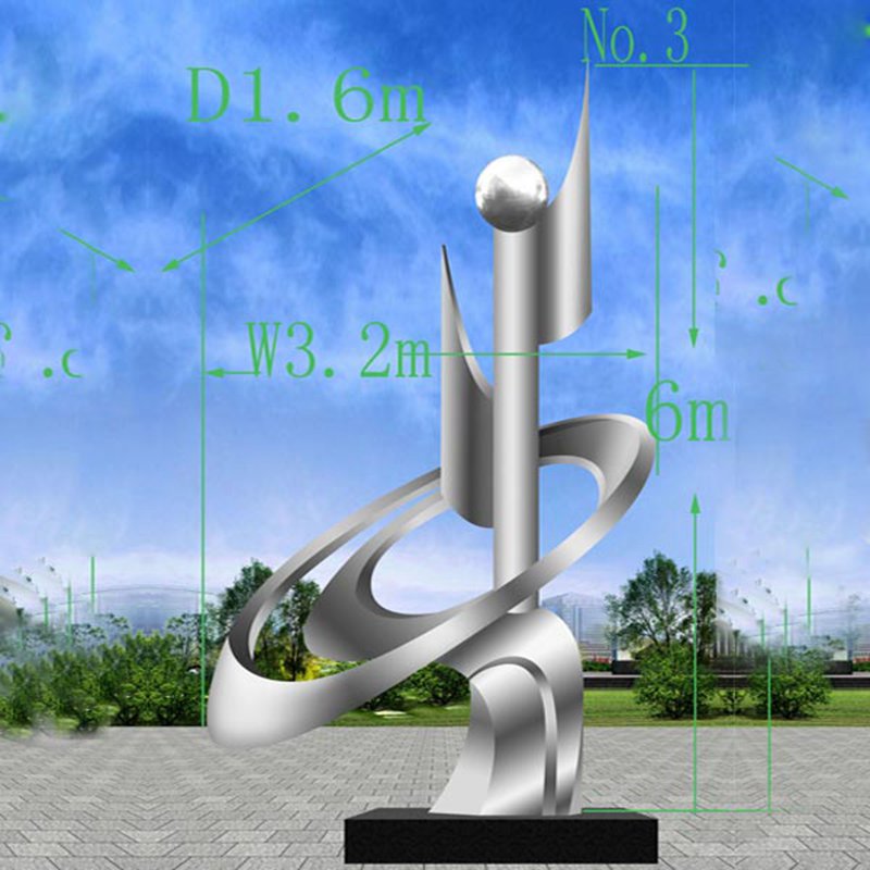 Saudi Arabia Contemporary Outdoor Metal Sculptures for Sale CSS-23 - Arab Large Metal Sculpture - 4