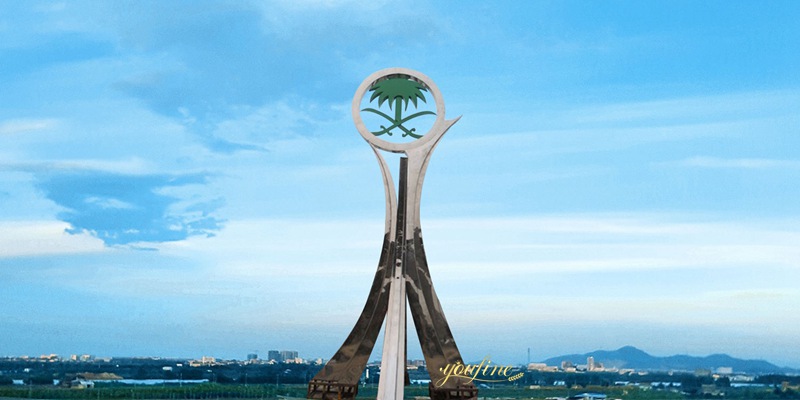 Saudi Arabia Large Outdoor Metal Sculpture Factory Supply CSS-04 - Arab Large Metal Sculpture - 1