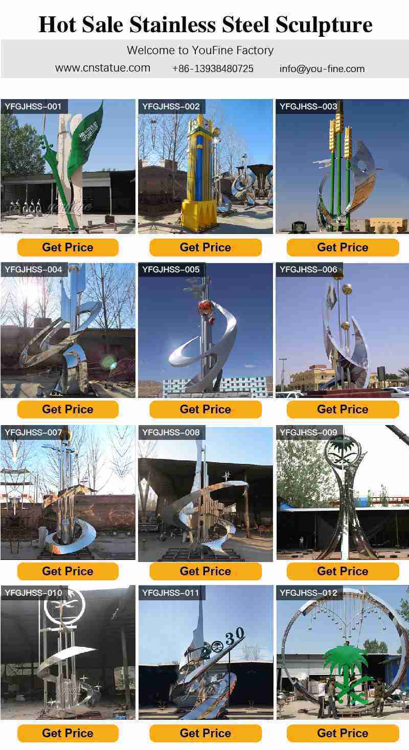 Saudi Arabia Large Outdoor Metal Sculpture Factory Supply More Designs