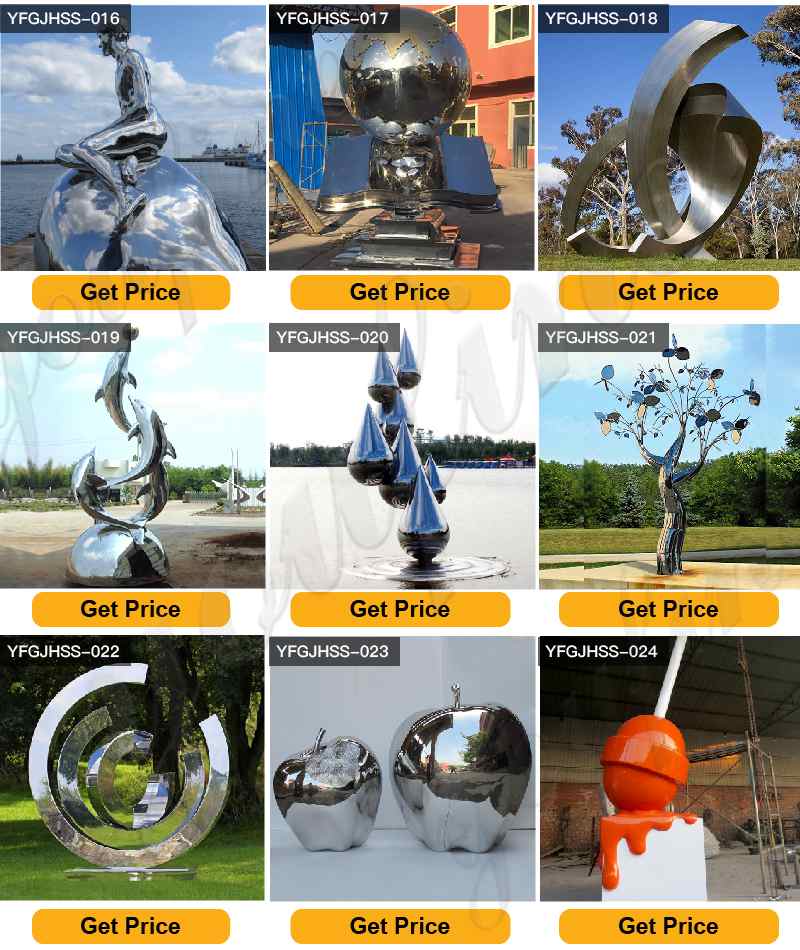 Stainless Steel Figure Sculptures