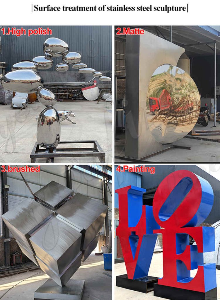 Stainless Steel Mobius Loop Sculpture Square Decor for Sale CSS-277