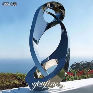 Modern Landscape Abstract Large Outdoor Metal Sculpture for Sale CSS-159