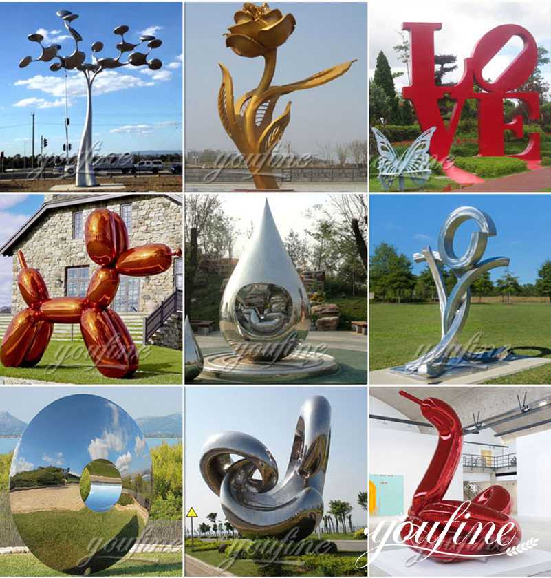 Large Outdoor Balloon Metal sculptures for Shopping Mall for Sale CSS-31 - Application Place/Placement - 4