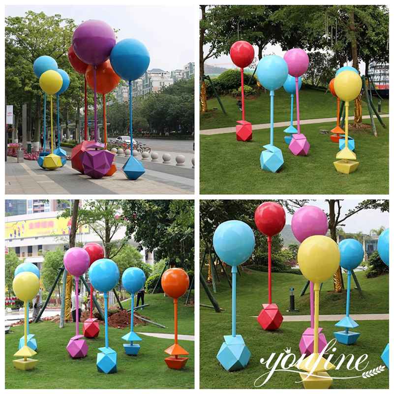 Large Outdoor Balloon Metal sculptures for Shopping Mall for Sale CSS-31 - Application Place/Placement - 1