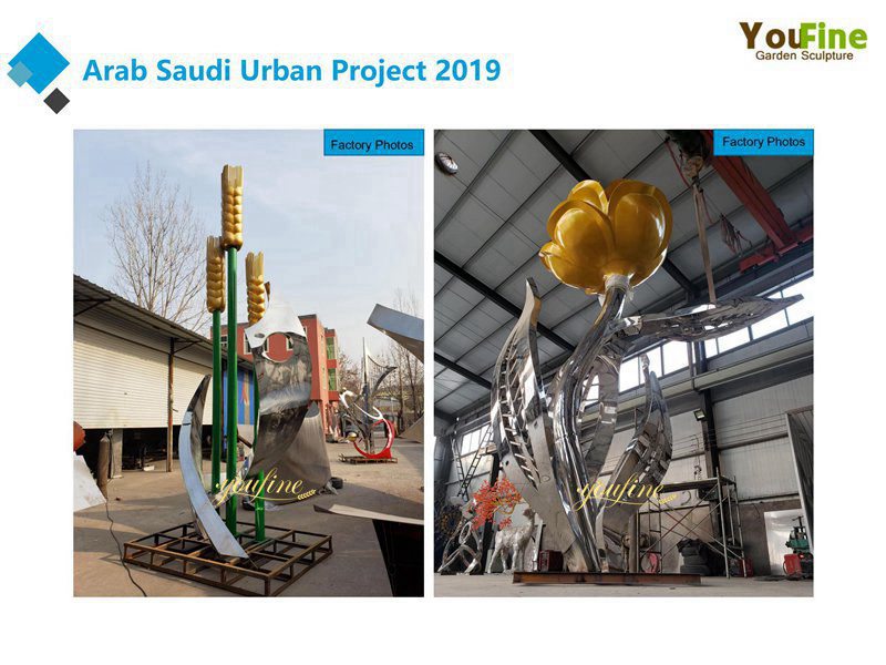 Arab Saudi Urban Large Metal Sculpture Project 2019