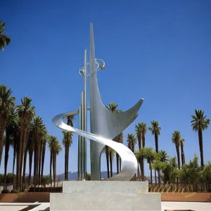 Arabic Outdoor Large Metal Sculpture Roundabout Decor for Sale CSS-21