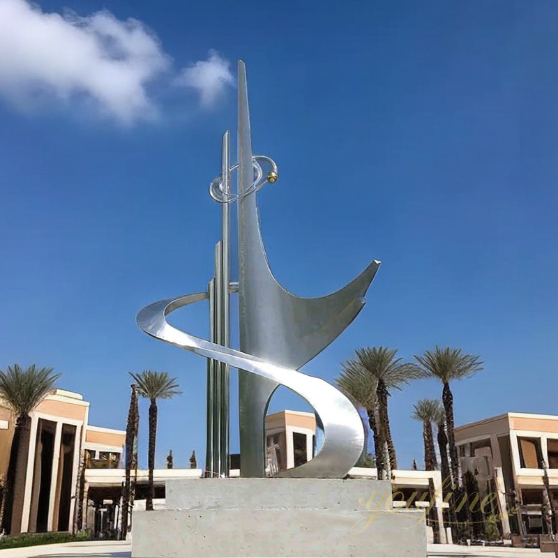 Arabic Outdoor Large Metal Sculpture Roundabout Decor for Sale