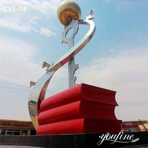 Contemporary Giant Outdoor Metal Sculpture for Saudi Arab Clients CSS-74