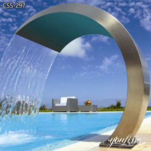 Garden Decoration Metal Ring Water Feature Fountain for Sale CSS-297