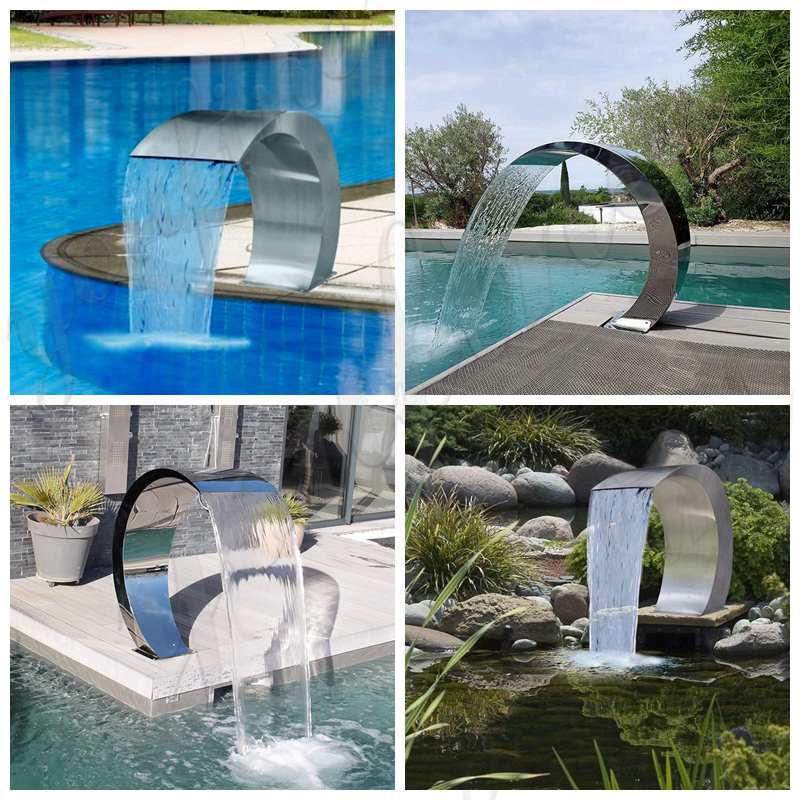 Garden Decoration Metal Ring Water Feature Fountain for Sale CSS-297 - Hotel&House Decor - 1