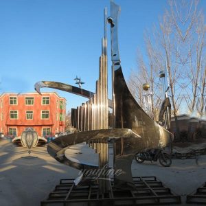 Arabic Outdoor Large Metal Sculpture Roundabout Decor for Sale CSS-21