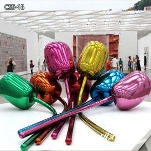 Outdoor Modern Metal Balloon Tulip Sculpture Factory Direct Sale CSS-18
