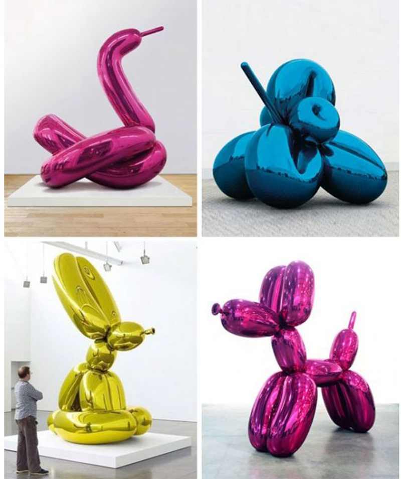 Beautiful Purple Balloon Swan Swan Metal Sculpture for Sale CSS-331 - Hotel Lobby Sculptures - 4 Purple Balloon Swan Swan Metal Sculpture for Sale