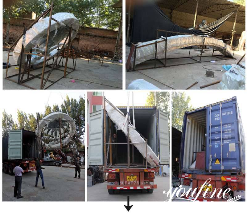 Large Outdoor Metal Sculpture for Public Park Decor for Sale CSS-314 - Landmark Sculpture - 4 large outdoor metal sculptures