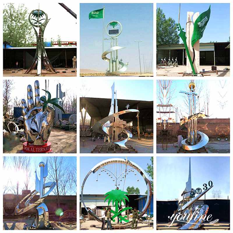 Outdoor Large Metal Saudi Arabia Sculpture Project for Sale CSS-66 - Arab Large Metal Sculpture - 3