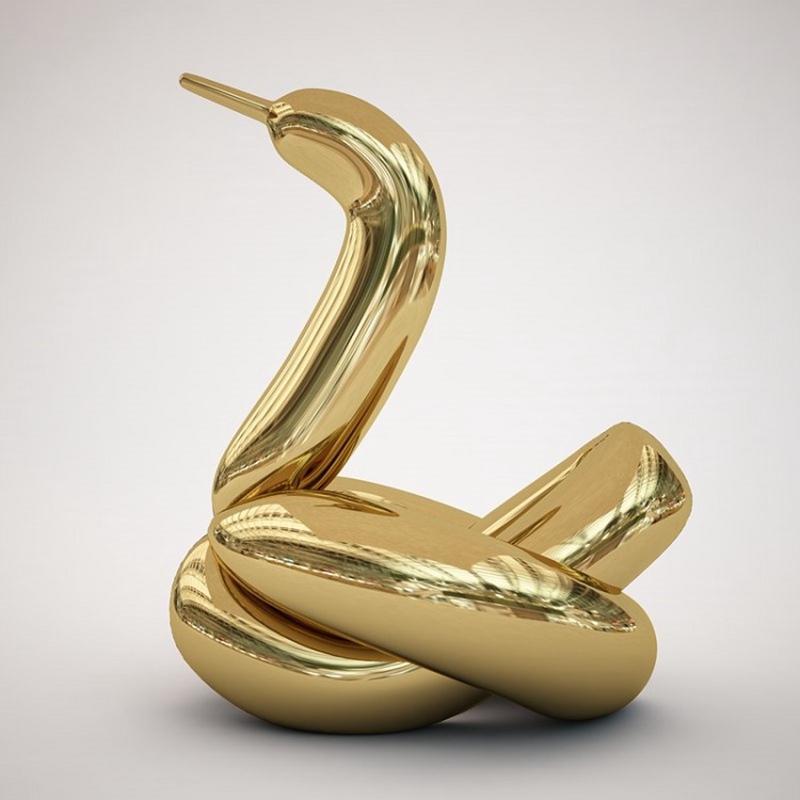 metal balloon swan for sale