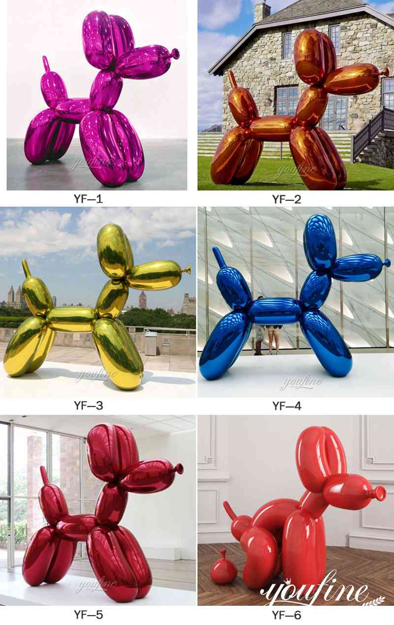 Famous Metal Jeff Koons Balloon Dog Sculpture for Sale CSS-17-3 - Application Place/Placement - 1