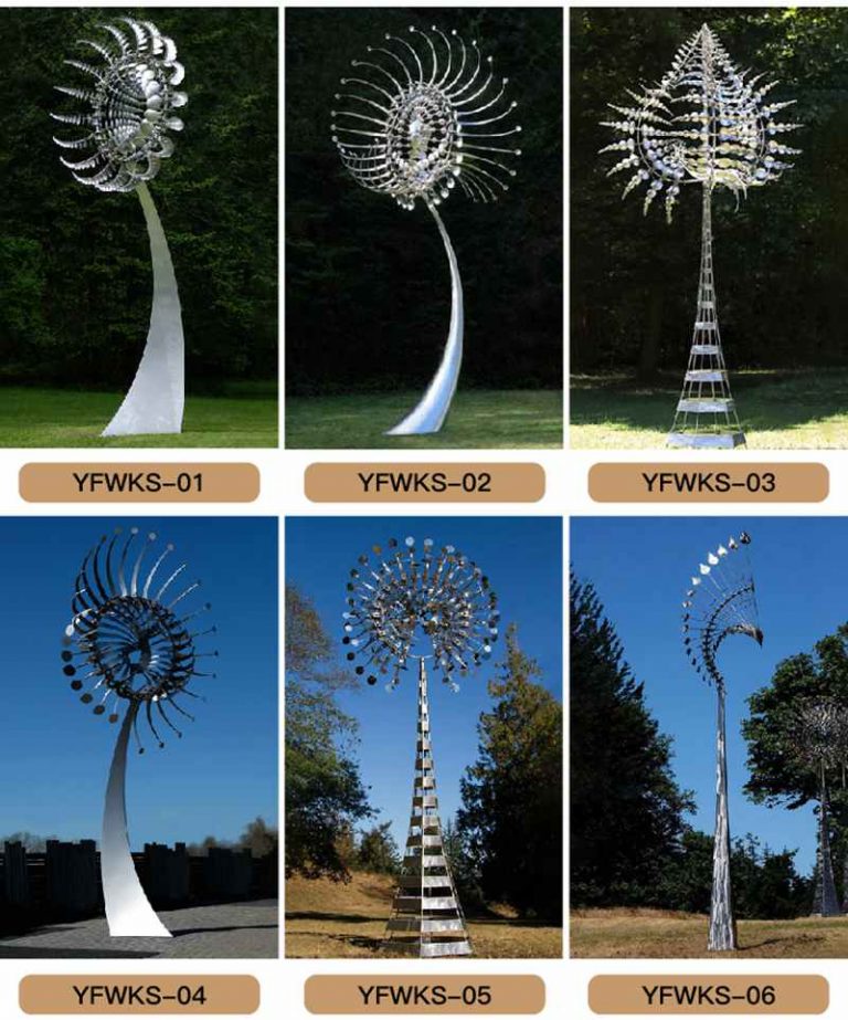 Large Outdoor Metal Garden Wind Sculptures for Sale