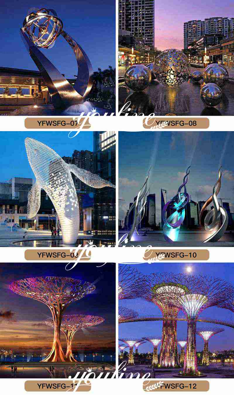 Lighting Metal Hollow Ball Sculpture Square Decor for Sale CSS-328 - Application Place/Placement - 1
