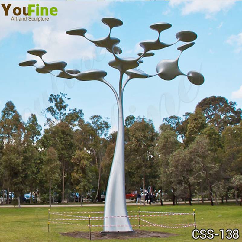 Outdoor Large Metal Tree Sculpture