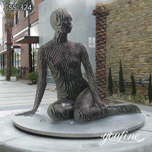 Metal Disappear Sculpture Voss Andreae Garden Art for Sale CSS-324