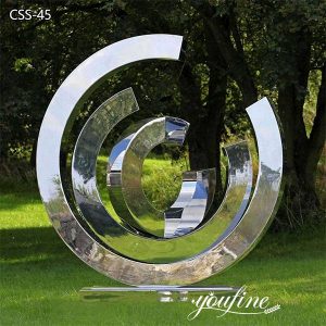 Contemporary Outdoor Metal Kinetic Wind Sculpture for Sale CSS-45