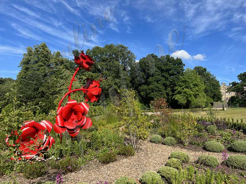 YouFine feedback of Large Metal Flower Sculpture from UK Client