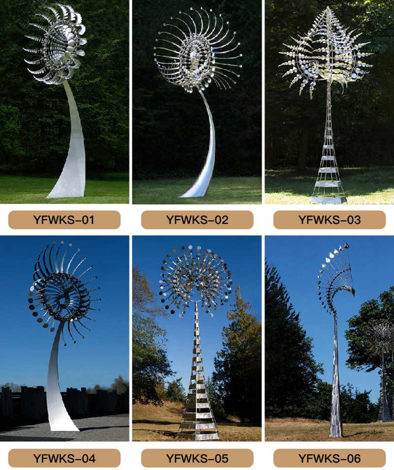 Outdoor Metal Garden Large Kinetic Wind Sculpture for Sale CSS-338 - Application Place/Placement - 8