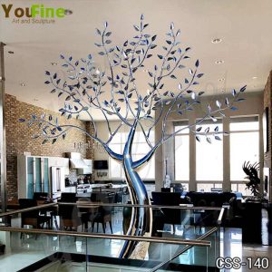 Modern Outdoor Metal Tree Sculpture Park Decor for Sale CSS-140