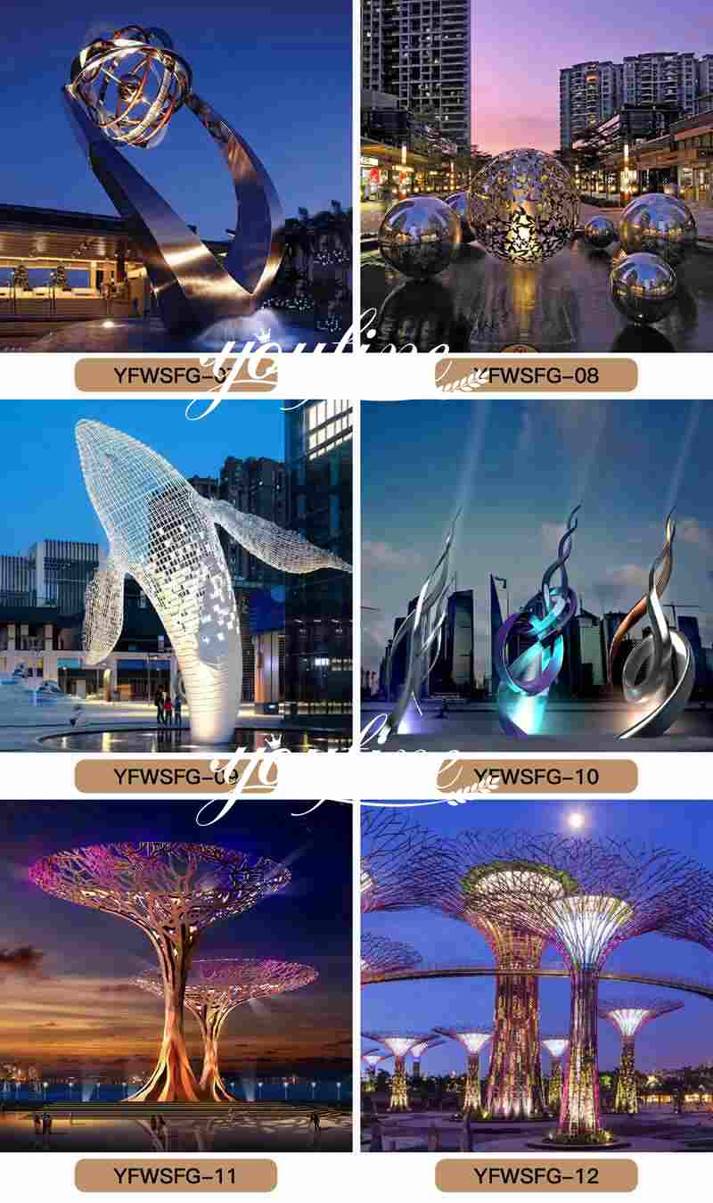 Outdoor Light Sculptures