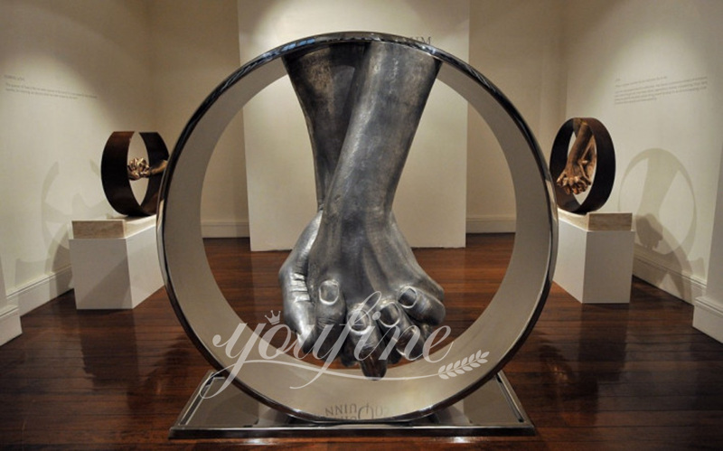 Lorenzo Quinn Metal Hand Sculpture
