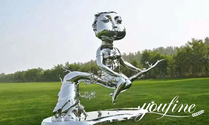 Large Outdoor Metal Figure Sculpture Garden Decor for Sale CSS-343 - Application Place/Placement - 1