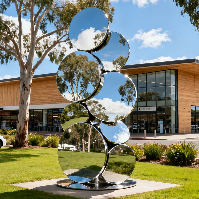 Why Place Stainless Steel Sculptures in Outdoor Plazas?