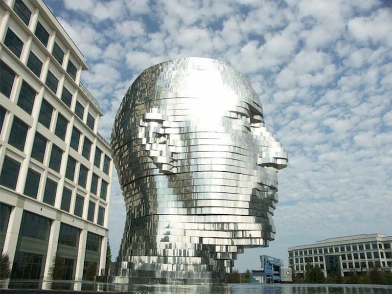 Giant Moving Metalmorphosis Sculpture Steel Sculpture for Sale CSS-115 - Application Place/Placement - 1