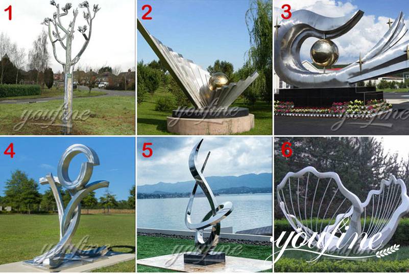 large metal garden sculptures