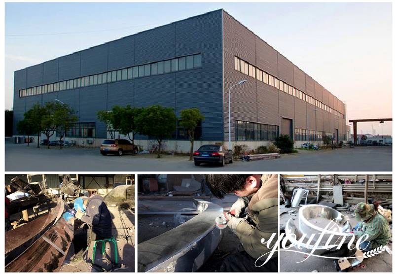 Outdoor Large Polished Stainless Steel Sculpture Factory CSS-349 - Application Place/Placement - 2